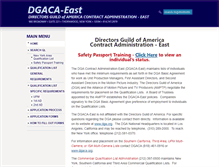 Tablet Screenshot of dgaca-east.org